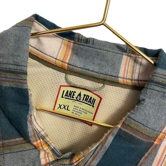 Lake & Trail Flannel Button Down Shirt Size XXL - Picture 3 of 9